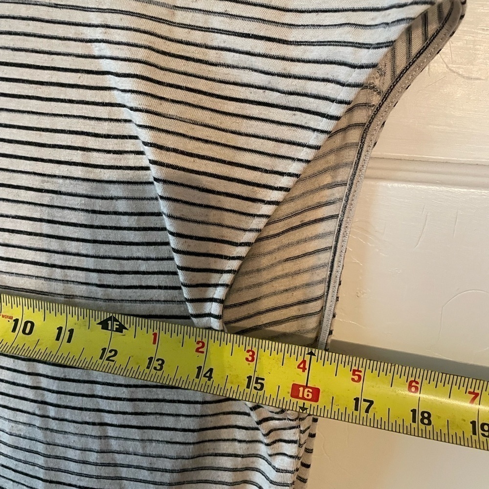 Derek Lam casual drop waist striped mini dress, size L, excellent condition - Picture 7 of 9